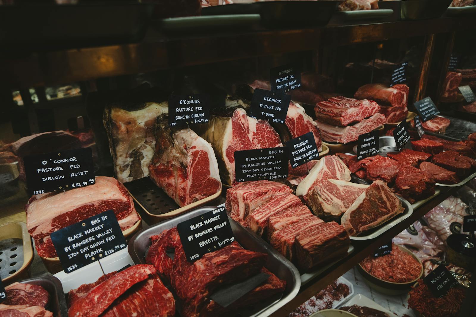 Le rideau est levé chez boucheriesaucisse